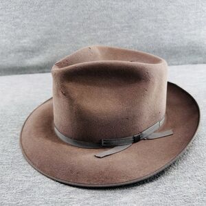 DU PONT QUILLON - Men's Monterey Gray Size 7 Fedora Hat  H7